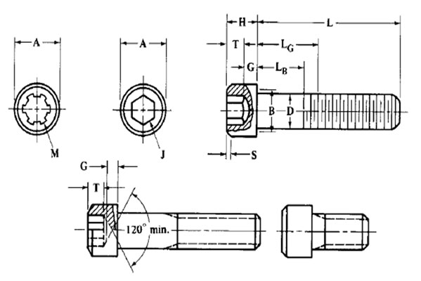 ASME B18.3.1M Metric Socket Head Cap Screws